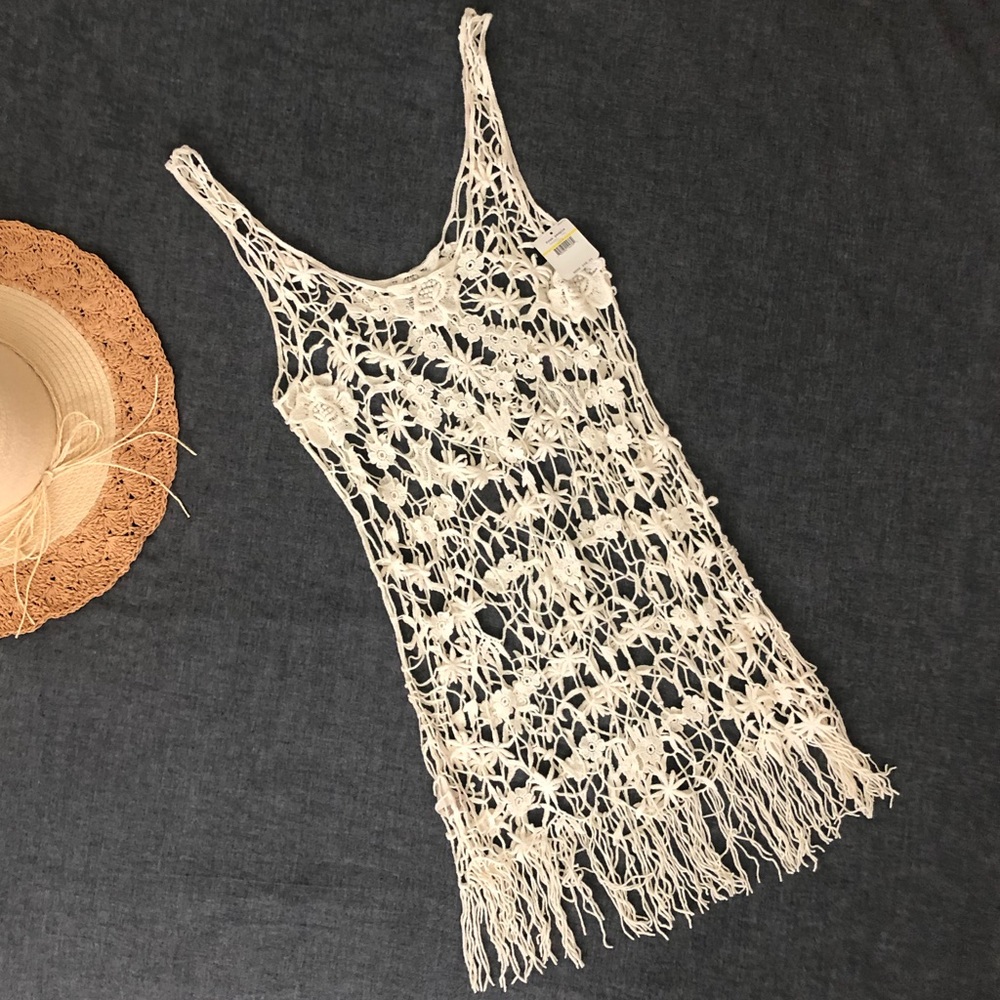 Free People Lace Beach Cover-Up